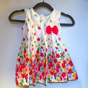 Mayoral floral dress for baby 9 months